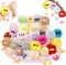 24 PCs Party Favors Keychains - Easter Egg Fillers for Kids Easter Egg Stuffers Classroom Goodie Bags Pinata Toys Classroom Prizes Elementary Carnival Prizes in Bulk